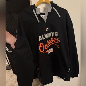 Majestic Orioles postseason hoodie